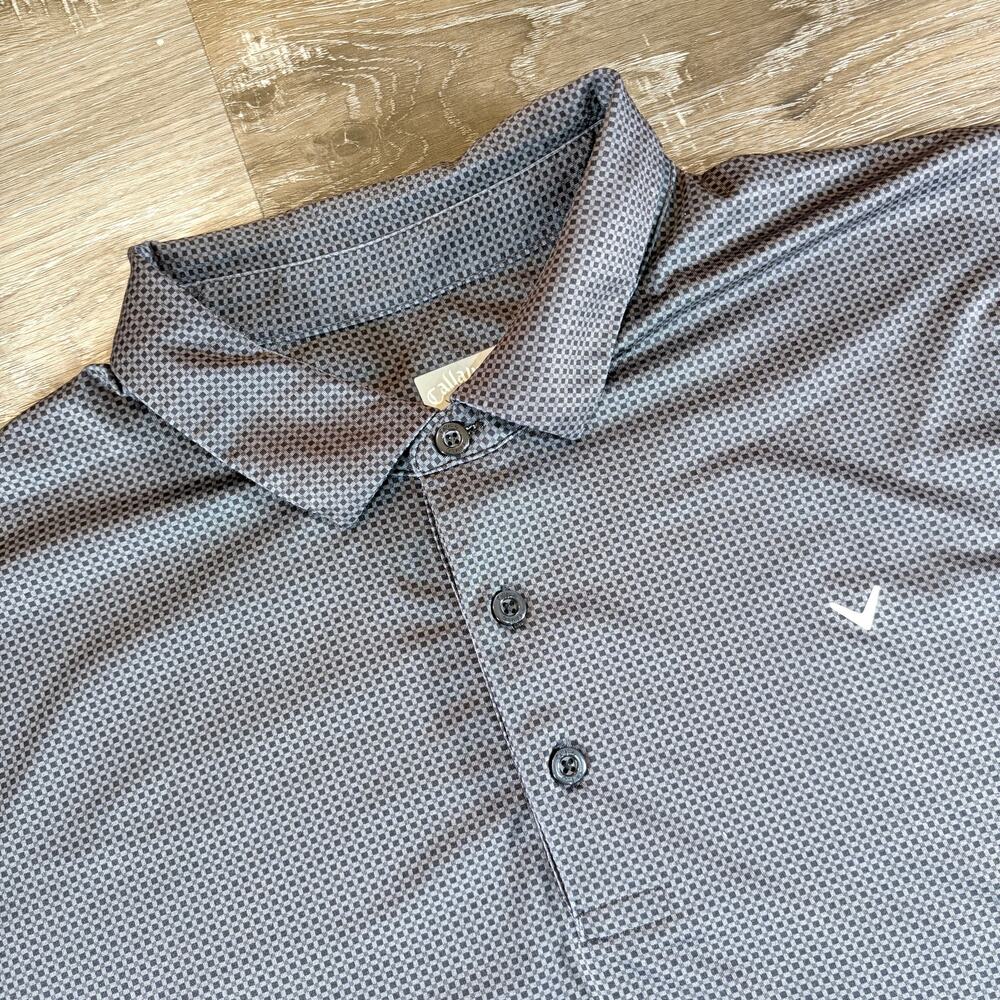 Callaway Opti-Dri‎ Men's Golf Polo Gray Size 2XL
